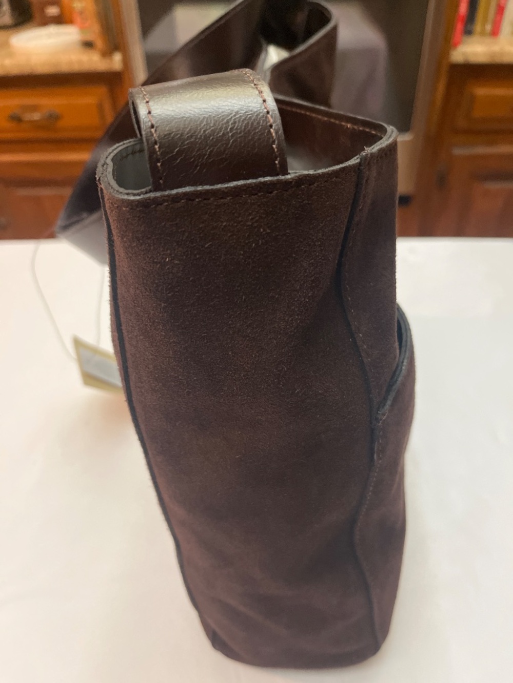 NWT Patricia Nash Dark Brown Suede Prairie Hobo Bag. NWT. - Picture 5 of 15
